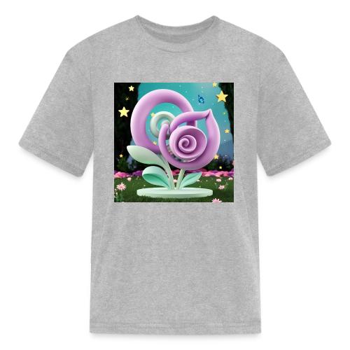 Lila Bloom | Double Floral Eco-Inspired Art - Kid's T-Shirt