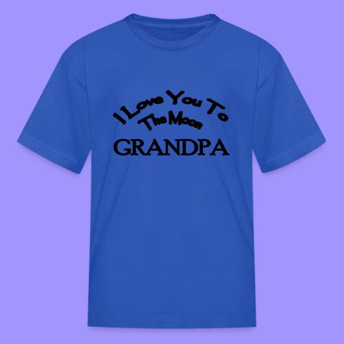 I Love You to The Moon Grandpa | Family Shirt - Kid's T-Shirt