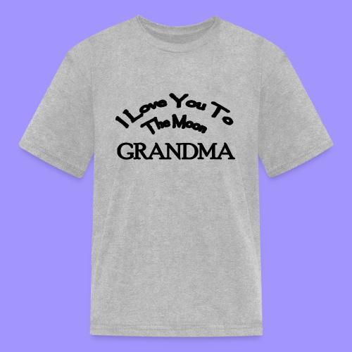 I Love You to The Moon Grandma | Family Shirt - Kid's T-Shirt