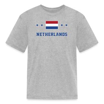 Netherlands - Kid's T-Shirt - heather gray - Front