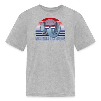 Netherlands - Kid's T-Shirt - heather gray - Front
