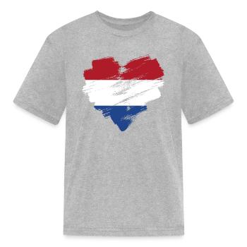 Netherlands - Kid's T-Shirt - heather gray - Front