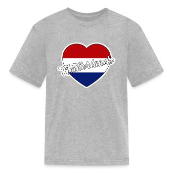 Netherlands - Kid's T-Shirt - heather gray - Front
