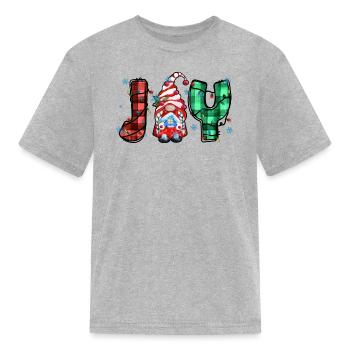 Joy of Christmas - Kid's T-Shirt - heather gray - Front