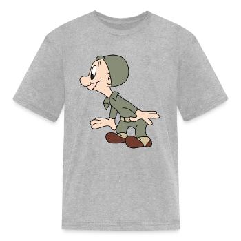 Private Snafu v2 Color - Kid's T-Shirt - heather gray - Front