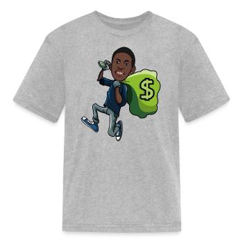 Young Legendary Boss - Kid's T-Shirt - heather gray - Front