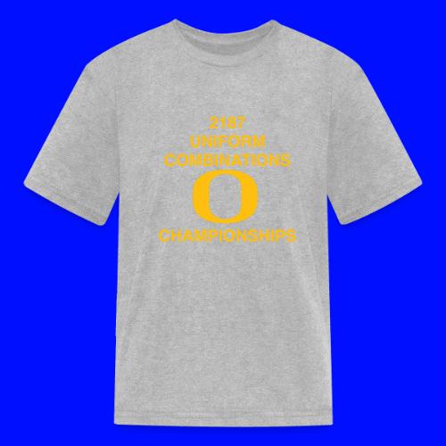 2187 UNIFORM COMBINATIONS O CHAMPIONSHIPS - Kid's T-Shirt