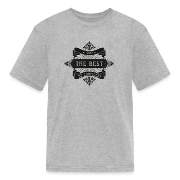 THE BEST - Kid's T-Shirt - heather gray - Front