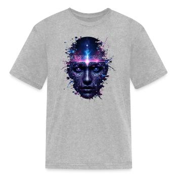 Mind Code - Kid's T-Shirt - heather gray - Front