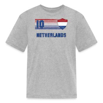 Netherlands - Kid's T-Shirt - heather gray - Front