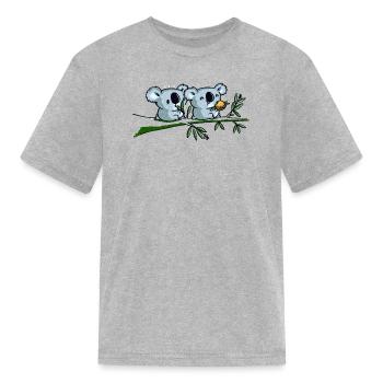 Le McEucalyptus est de retour - T-shirt Enfant - gris chiné - Devant