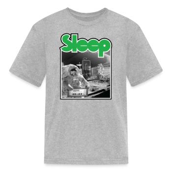 Sleep - Kid's T-Shirt - heather gray - Front