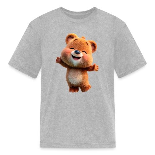 Joyful Baby Bear with Arms Up - Kid's T-Shirt