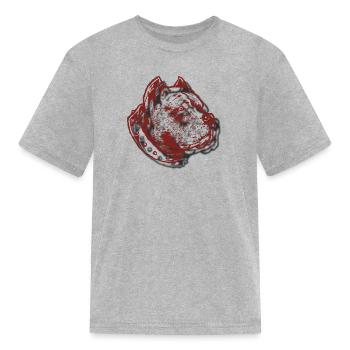 Persistence - Kid's T-Shirt - heather gray - Front
