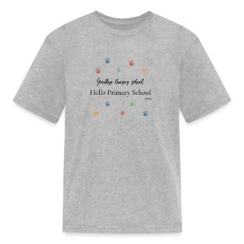 nursery school - Kid's T-Shirt - heather gray - Front