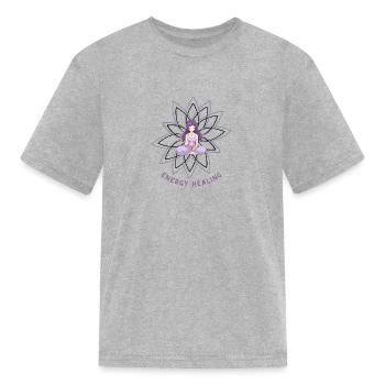 Energy Healing - Kid's T-Shirt - heather gray - Front