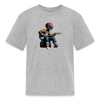 Foreign artist - Kid's T-Shirt - heather gray - Front