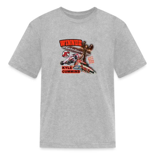 Kyle Cummins #LetsRaceTwo Winner - Kid's T-Shirt