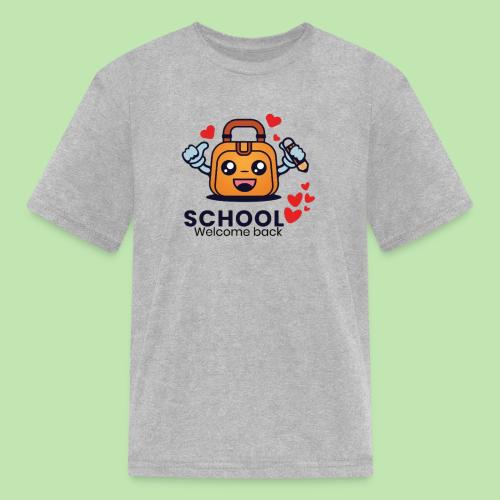 first day of school outfit- school Welcome back - Kid's T-Shirt