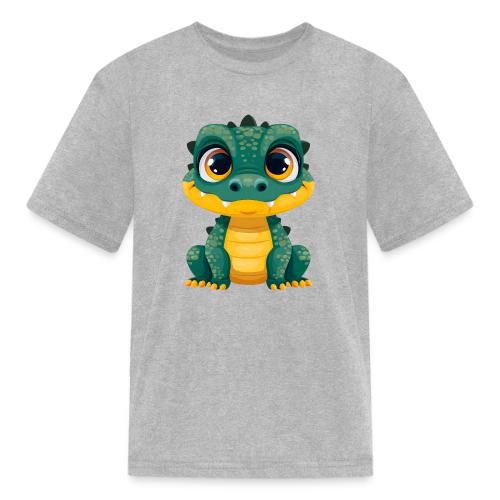 Smiling Cartoon Alligator - Kid's T-Shirt