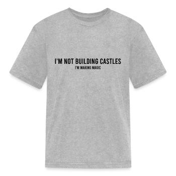 Sand Sculptor, Sand Castle Lover, Sand Art - Kid's T-Shirt - heather gray - Front