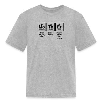 mother - Kid's T-Shirt - heather gray - Front