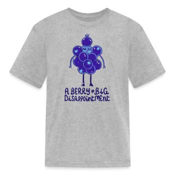 Berry big - Kid's T-Shirt - heather gray - Front