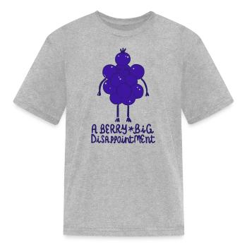 Berry big - Kid's T-Shirt - heather gray - Front