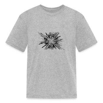 Vektor Splash Explosion - Kid's T-Shirt - heather gray - Front