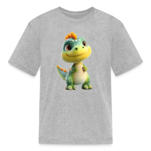 Playful 3D Baby Dinosaur - Kid's T-Shirt
