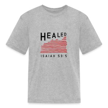 Healed - Kid's T-Shirt - heather gray - Front