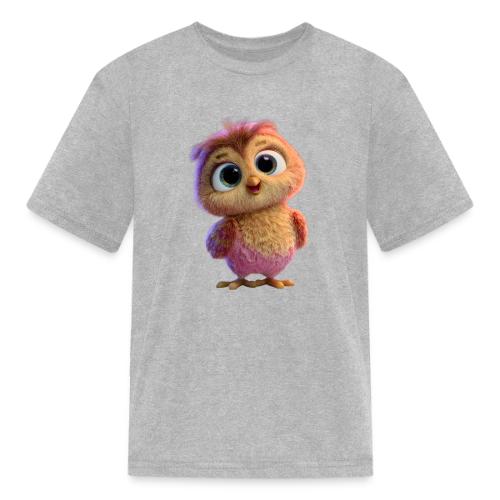 Adorable Baby Owl with Big Eyes - Kid's T-Shirt