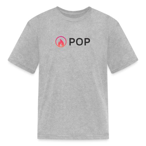pop logo black - Kid's T-Shirt