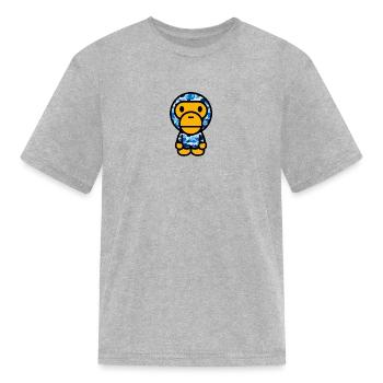 baby camo - Kid's T-Shirt - heather gray - Front