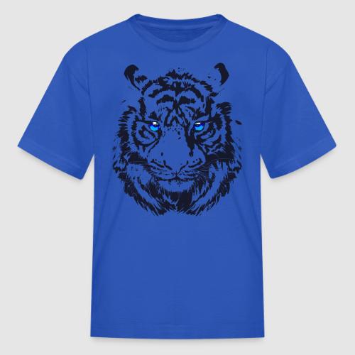 Tiger Head - Tiger Artwork - Wildlife Big Cats - Kid's T-Shirt