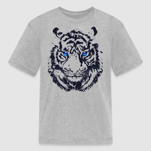 Tiger Head - Tiger Artwork - Wildlife Big Cats - Kid's T-Shirt
