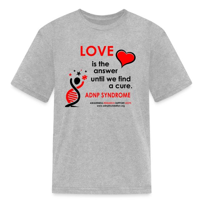 LOVE IS THE ANSWER Red and Black