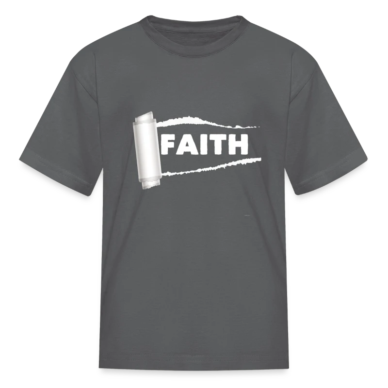Faith Quote Phrase Apparel - Kids' T-Shirt