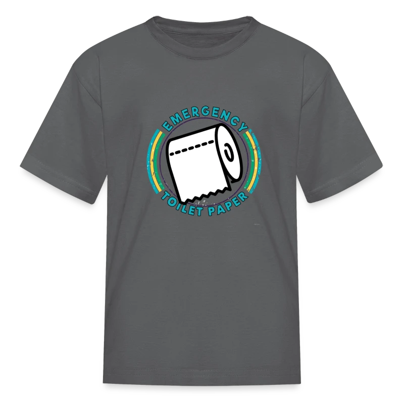 Emergency Toilet Paper Substitute - Kids' T-Shirt
