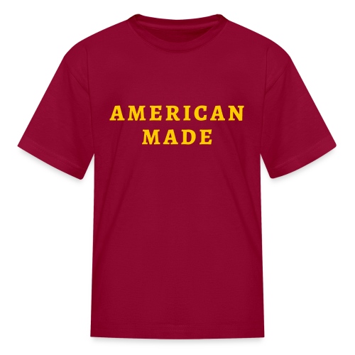 AMERICAN MADE (Red and Yellow) - Kids' T-Shirt