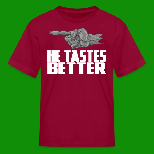 He Tastes Better - Zombies - Kids' T-Shirt