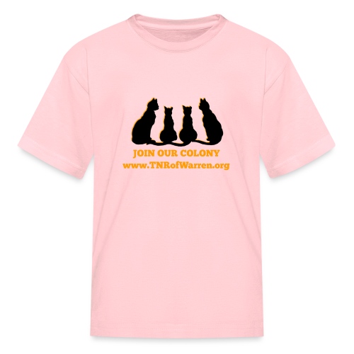 TNR JOIN OUR COLONY - Kids' T-Shirt