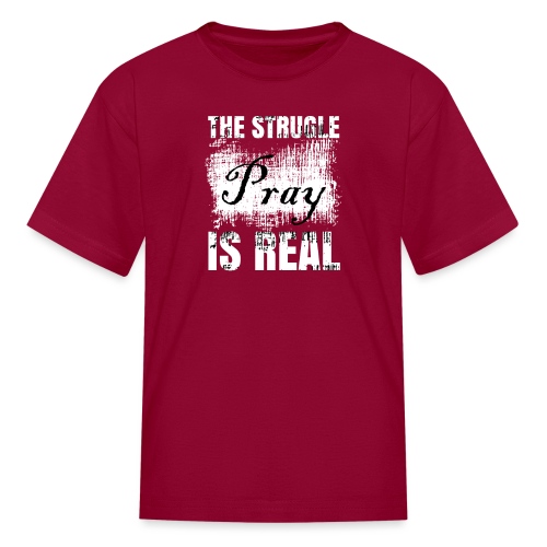 The struggle is real - Kids' T-Shirt