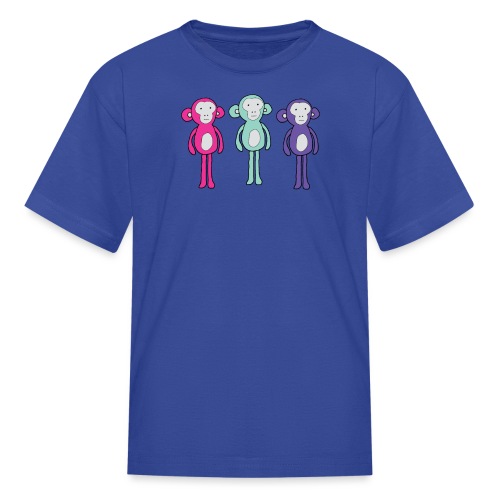 Three chill monkeys - Kids' T-Shirt