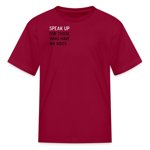 02 speak up - Kids' T-Shirt