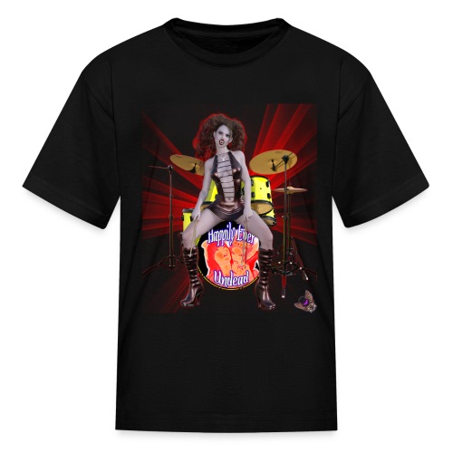 Happily Ever Undead: Bella Bloodlust Drummer - Kids' T-Shirt