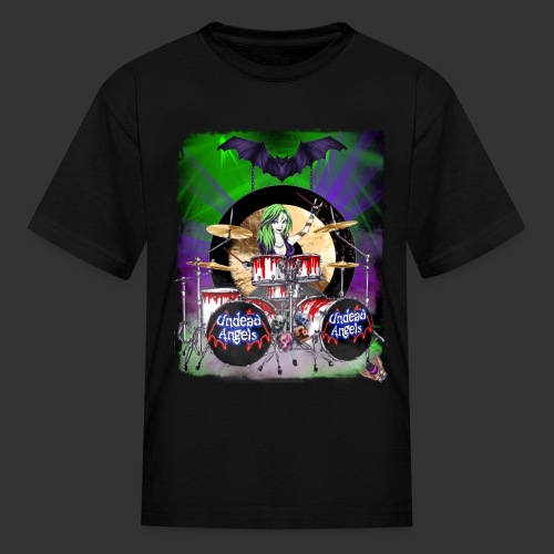 Undead Angels: Vampire Drummer Juliette Classic - Kids' T-Shirt