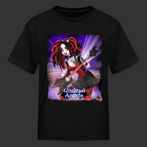 Undead Angels: Vampire Guitarist Crimson Classic - Kids' T-Shirt