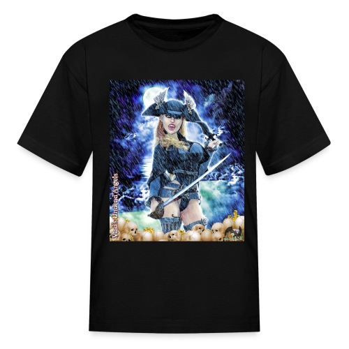 Undead Angel Vampire Pirate Rusila F006-NS - Kids' T-Shirt