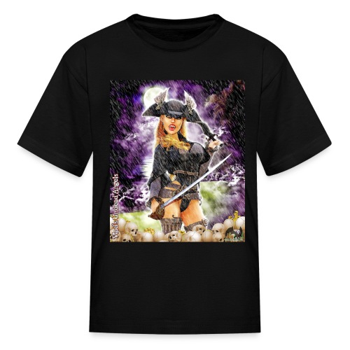 Undead Angel Vampire Pirate Rusila F006B-PH - Kids' T-Shirt